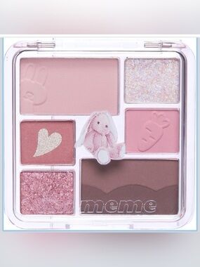 02 My Bunny I’M MEME Eyeshadow Palette — Soft Pink & Mauve Tones